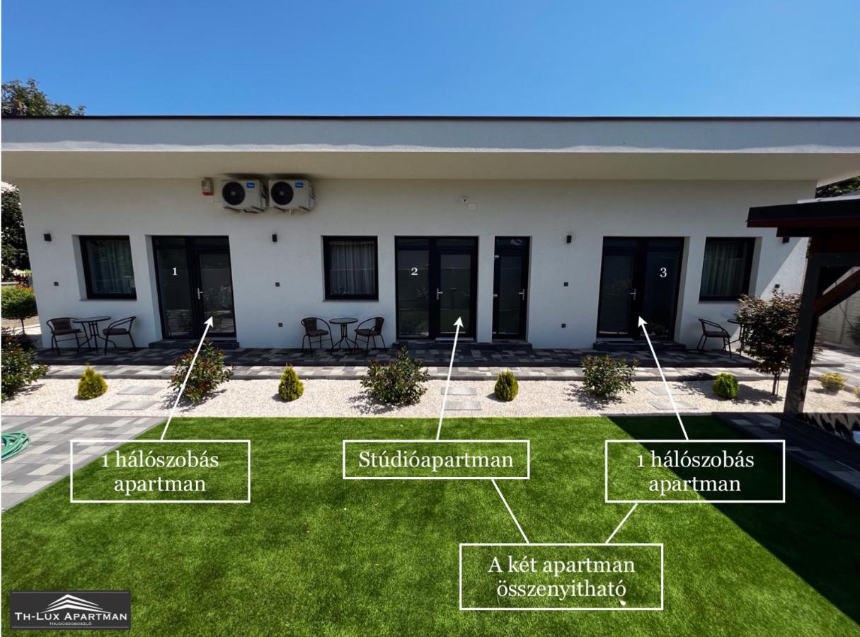 Th-Lux Apartman Hajdúszoboszló Dış mekan fotoğraf